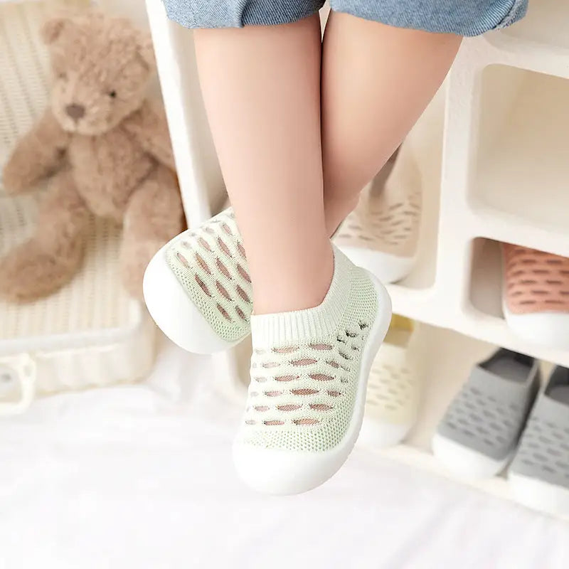 Baby First Walkers - Green - Grookz Shoes