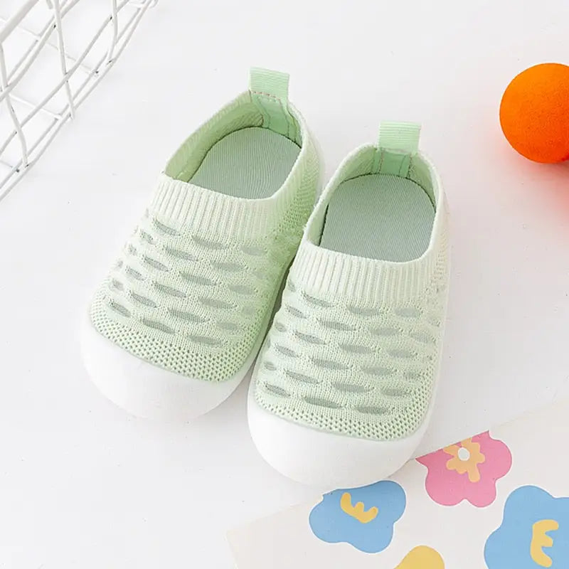 Baby First Walkers - Green - 0-6 Months - Grookz Shoes
