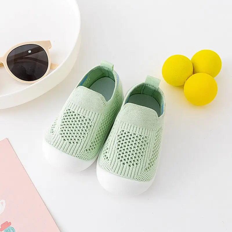 Baby First Walkers - Green - 0-6 Months - Grookz Shoes