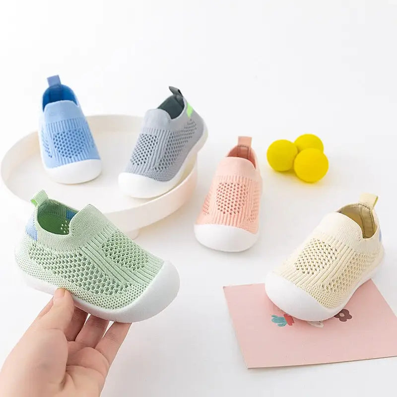 Baby First Walkers - Green - Grookz Shoes