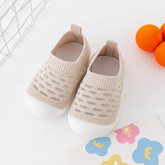 Baby First Walkers - Khaki - 0-6 Months - Grookz Shoes