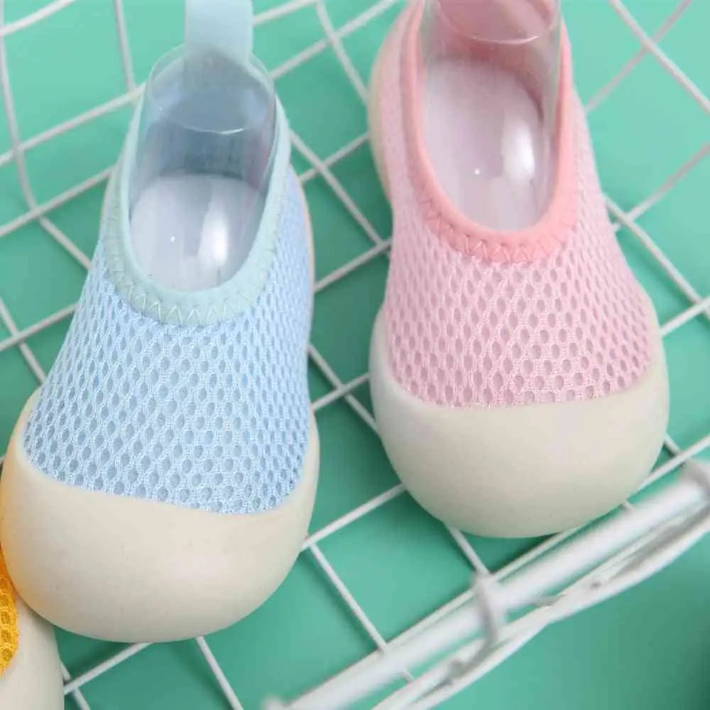 Baby First Walkers - Light Blue - Grookz Shoes