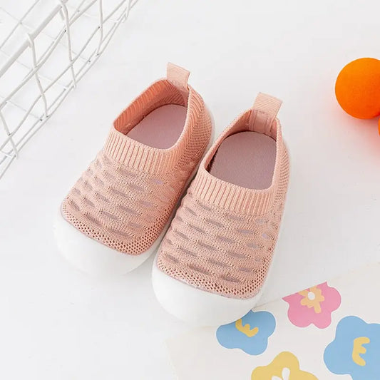 Baby First Walkers - Pink - 0-6 Months - Grookz Shoes