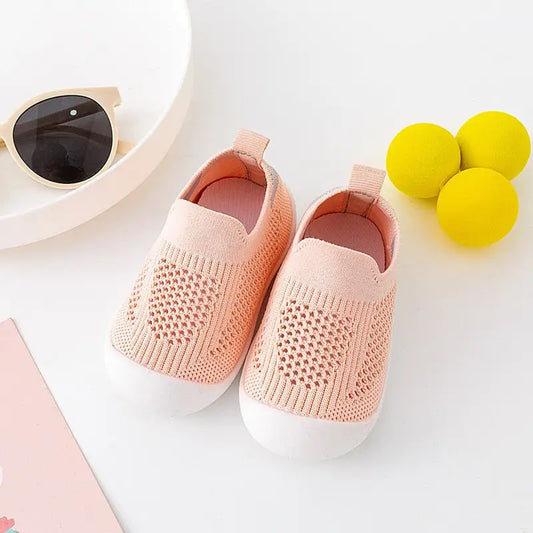 Baby First Walkers - Pink - 0-6 Months - Grookz Shoes