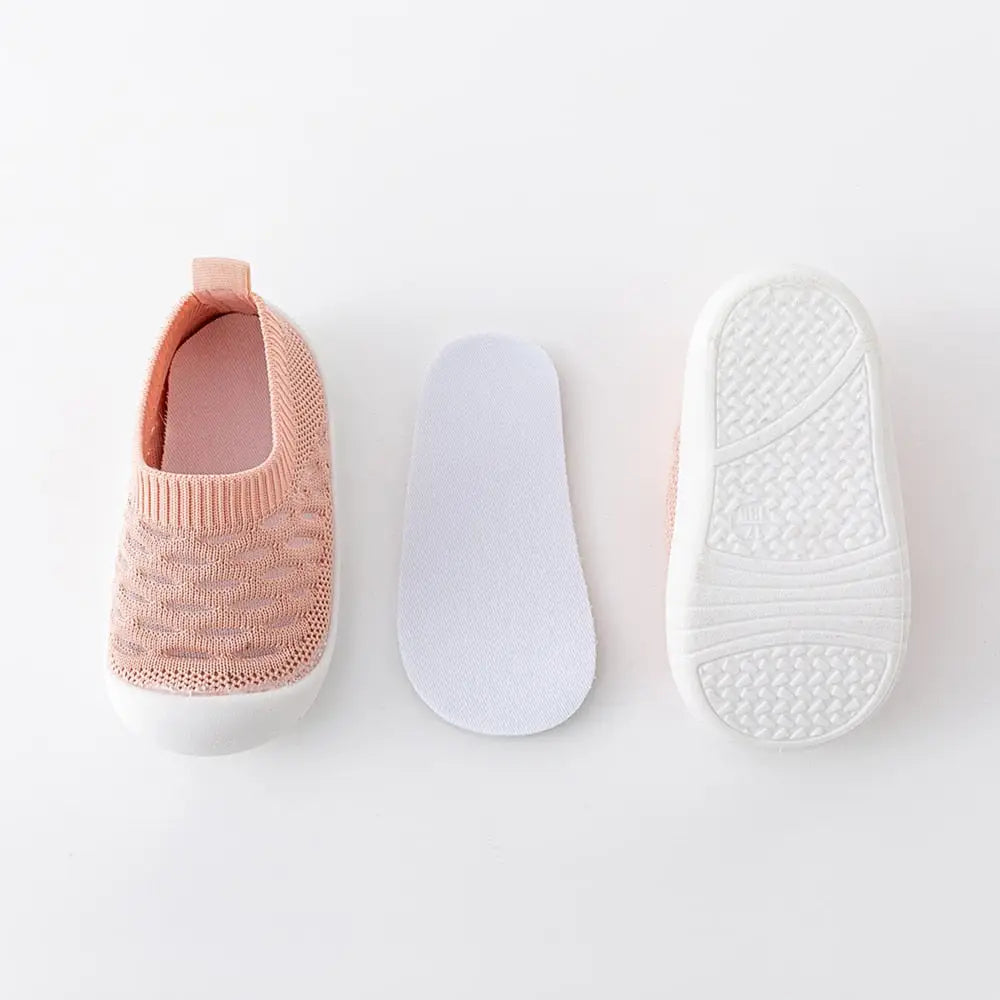 Baby First Walkers - Pink - Grookz Shoes