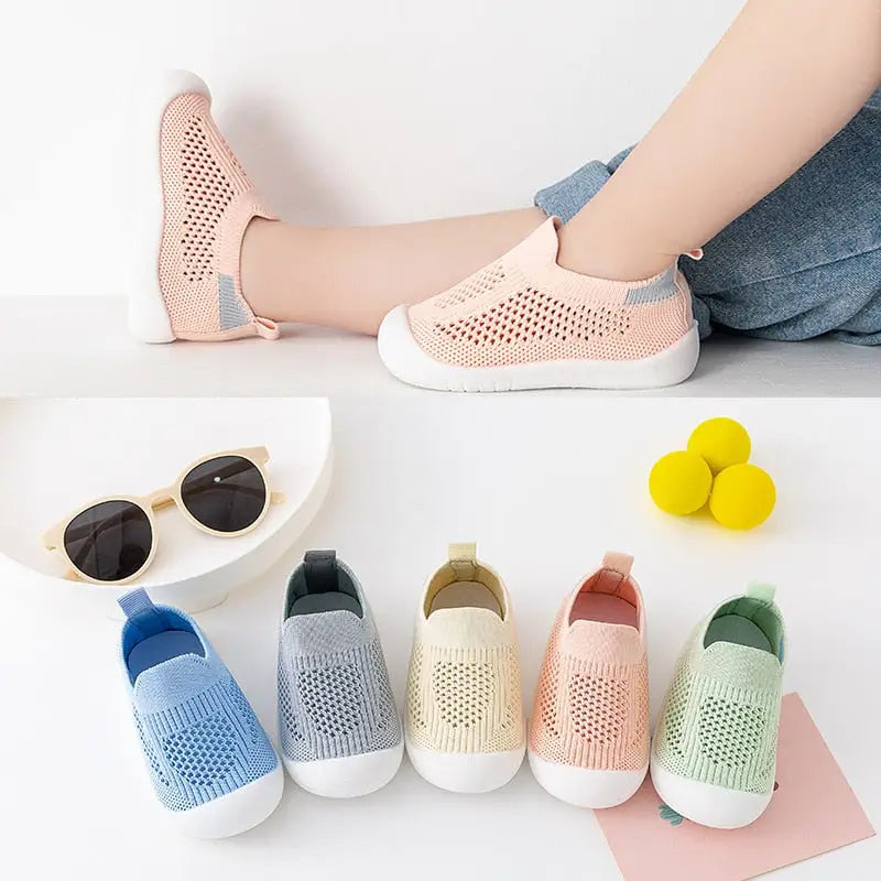 Baby First Walkers - Pink - Grookz Shoes