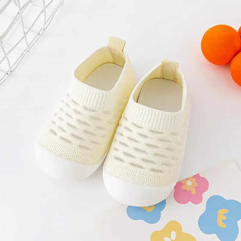 Baby First Walkers - Yellow - Grookz Shoes