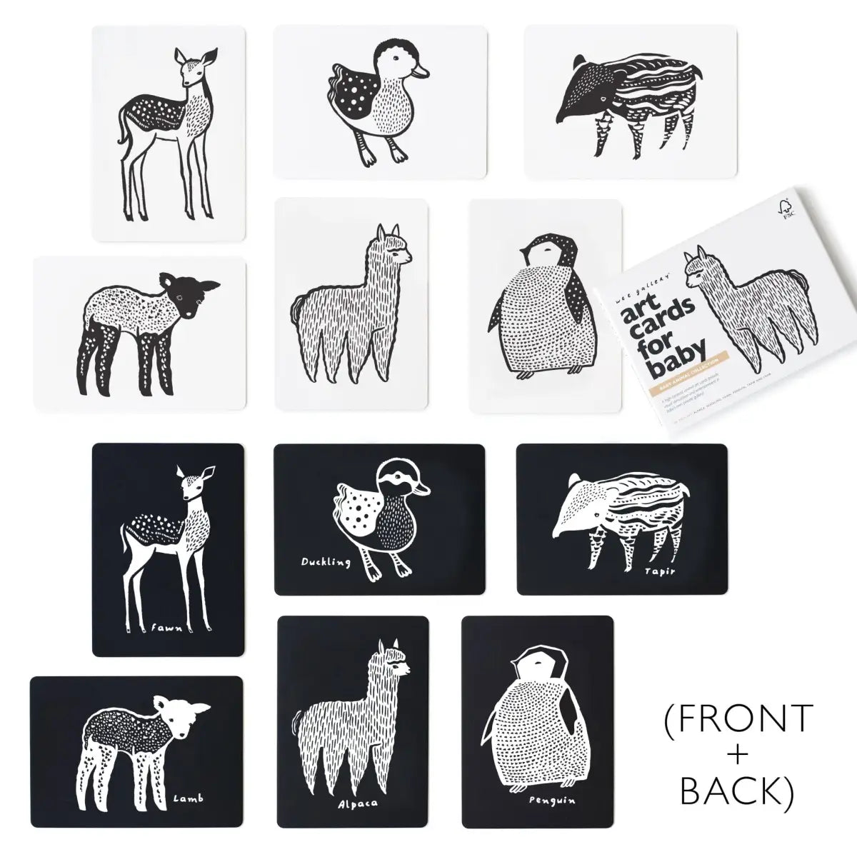 Baby Gift Set - Baby Animals - Newborn Toy - Wee Gallery