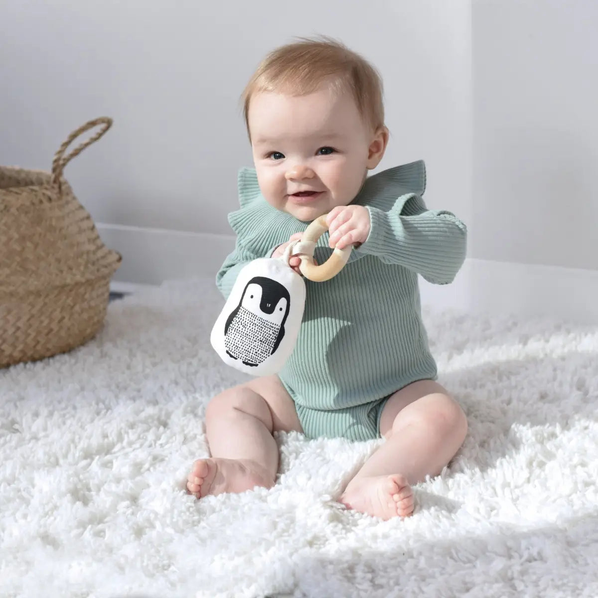 Baby Gift Set - Baby Animals - Newborn Toy - Wee Gallery