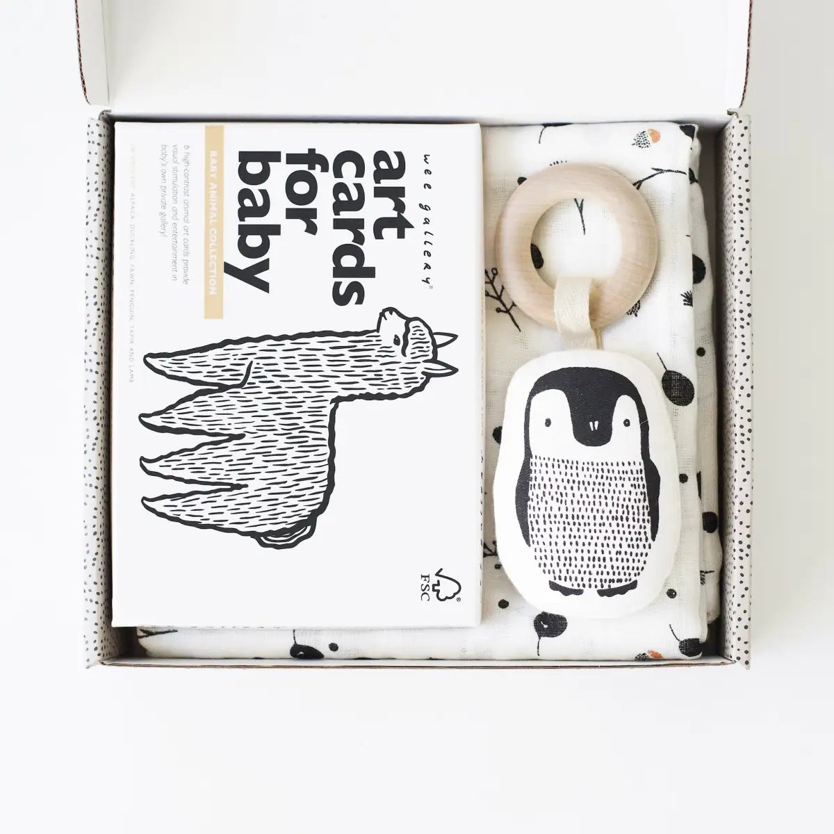 Baby Gift Set - Baby Animals - Newborn Toy - Wee Gallery
