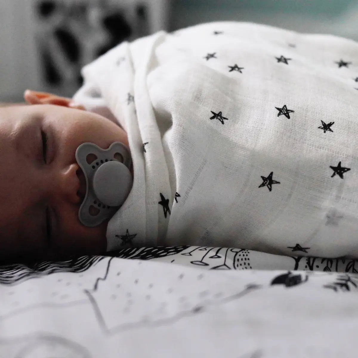 Baby Gift Set - Black + White - Newborn Toy - Wee Gallery