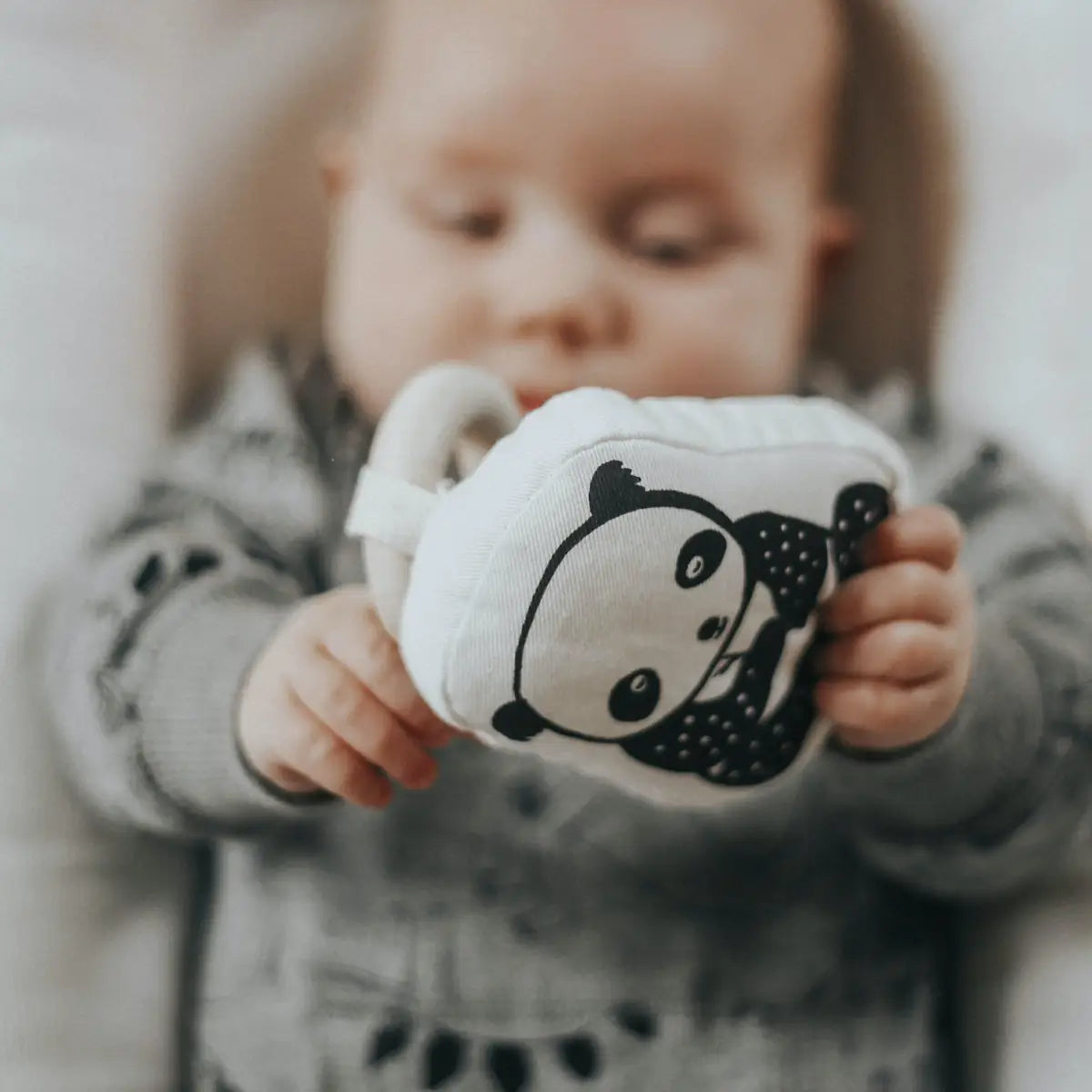 Baby Gift Set - Black + White - Newborn Toy - Wee Gallery
