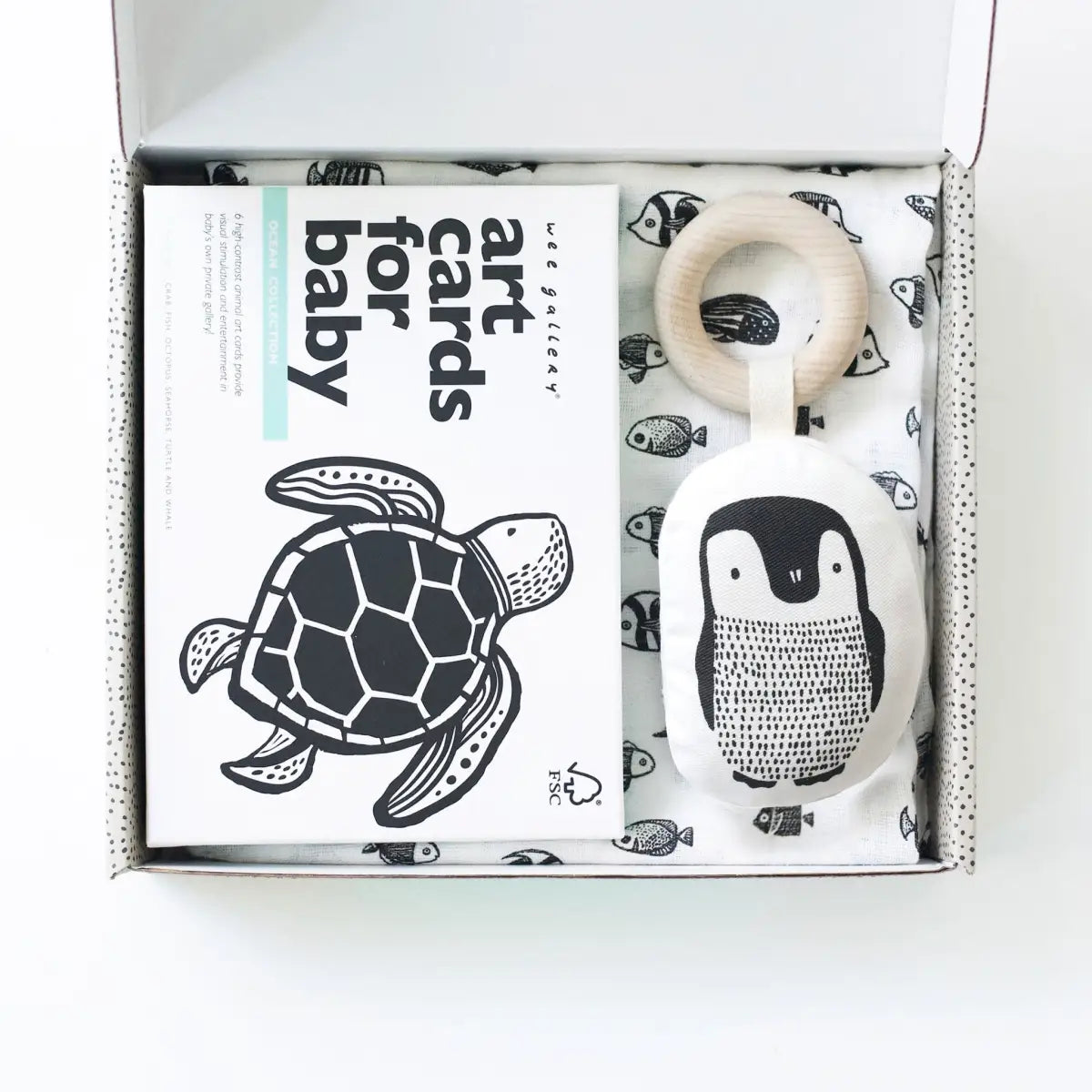 Baby Gift Set - Ocean - Newborn Toys - Wee Gallery