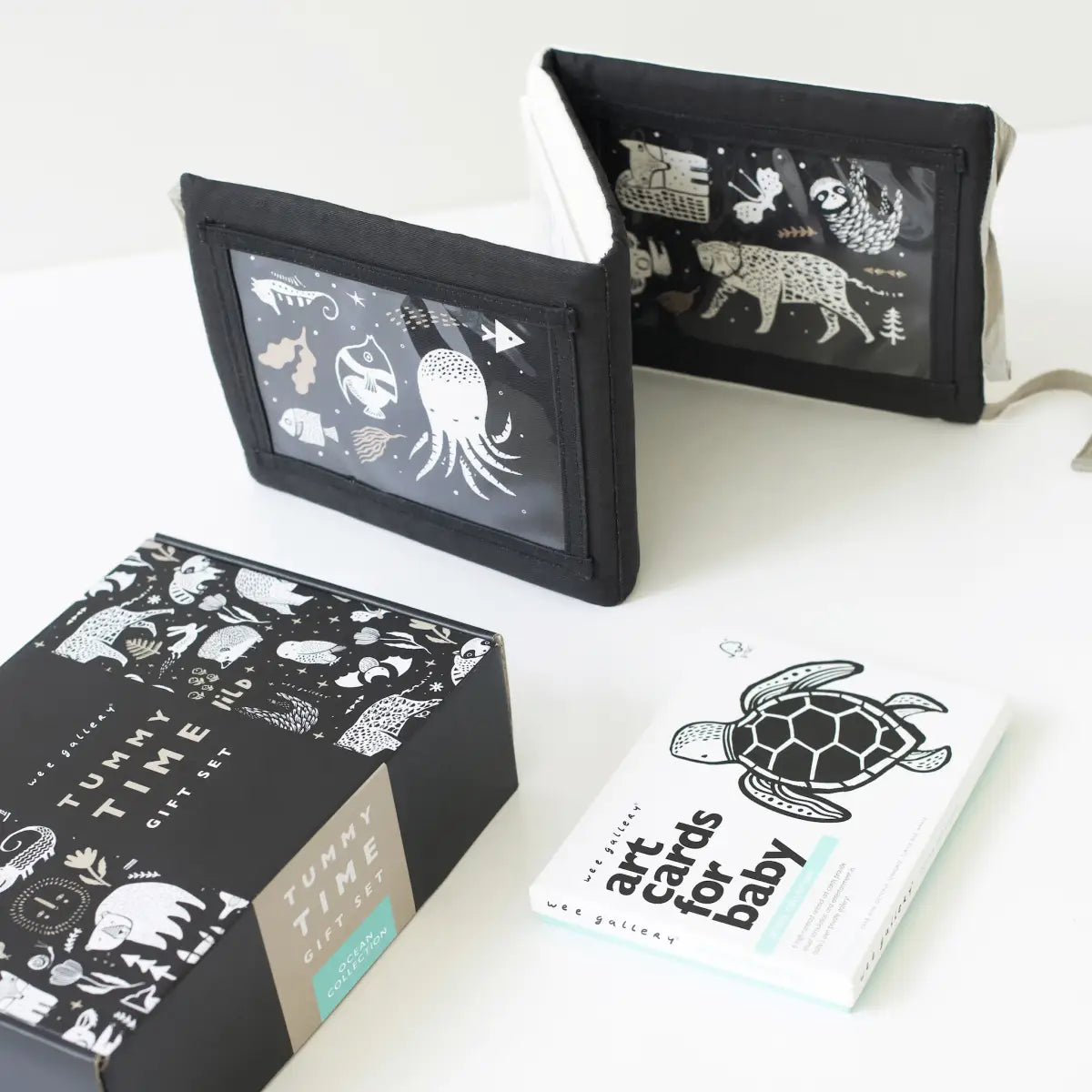 Baby Gift Set - Tummy Time Gallery with Mirror - Wee Gallery