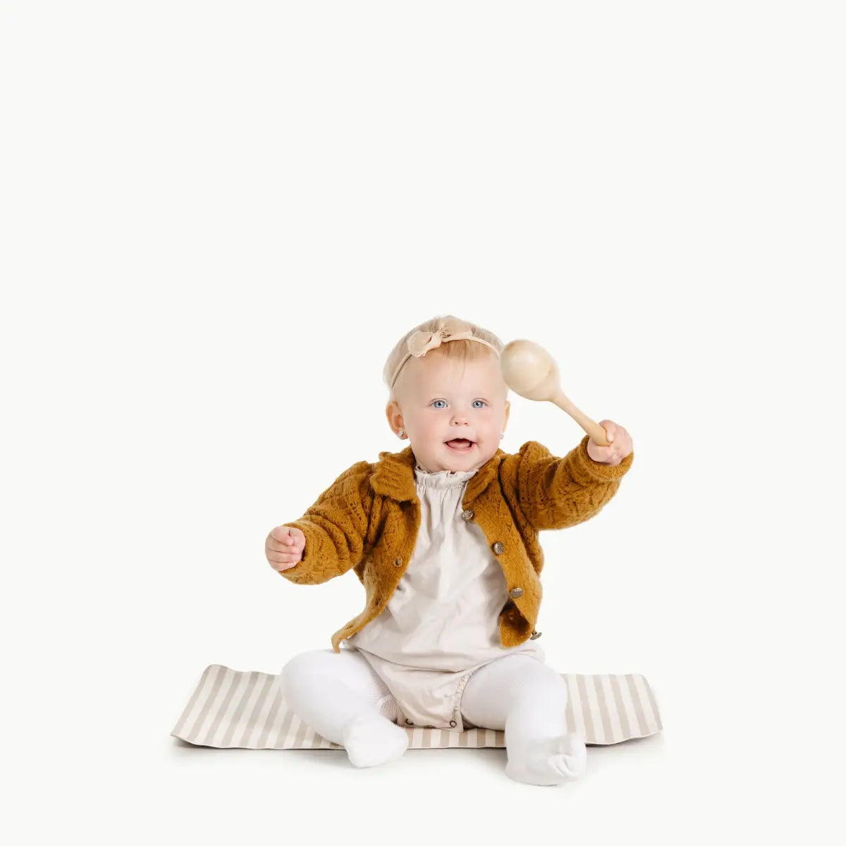 Baby Micro Changing Mat - Cafe Stripe - Gathre