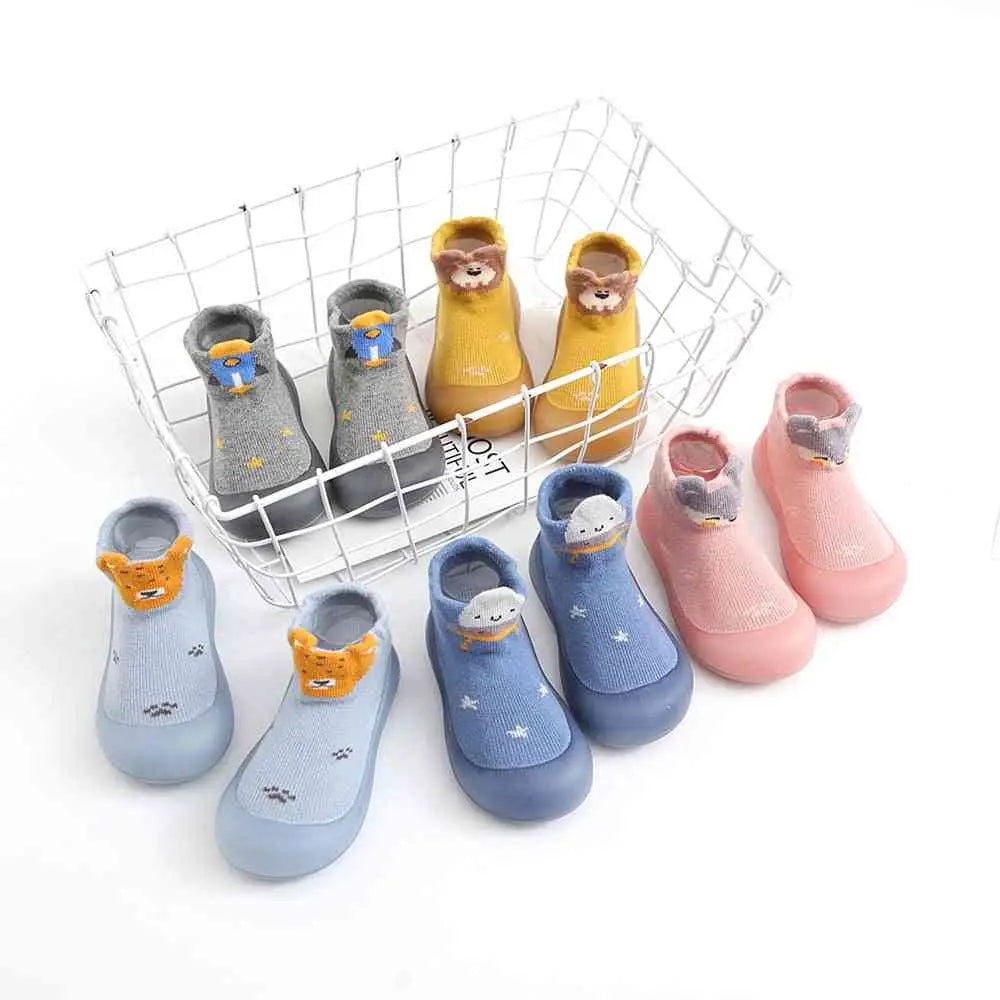 Baby Pattern Sock Shoes - Bull - Grookz Shoes