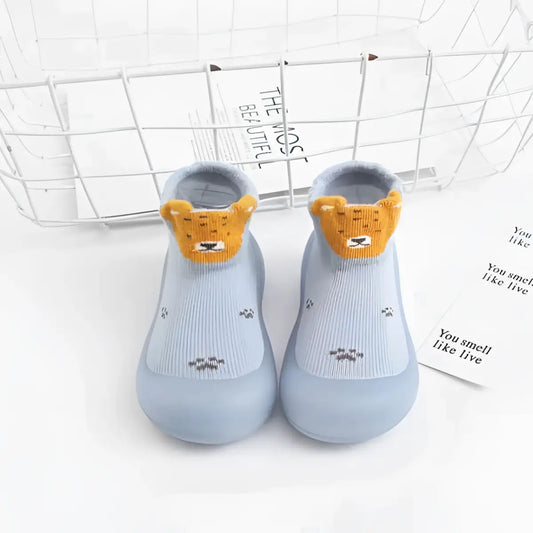 Baby Pattern Sock Shoes - Tiger - 0-6 Months - Grookz Shoes