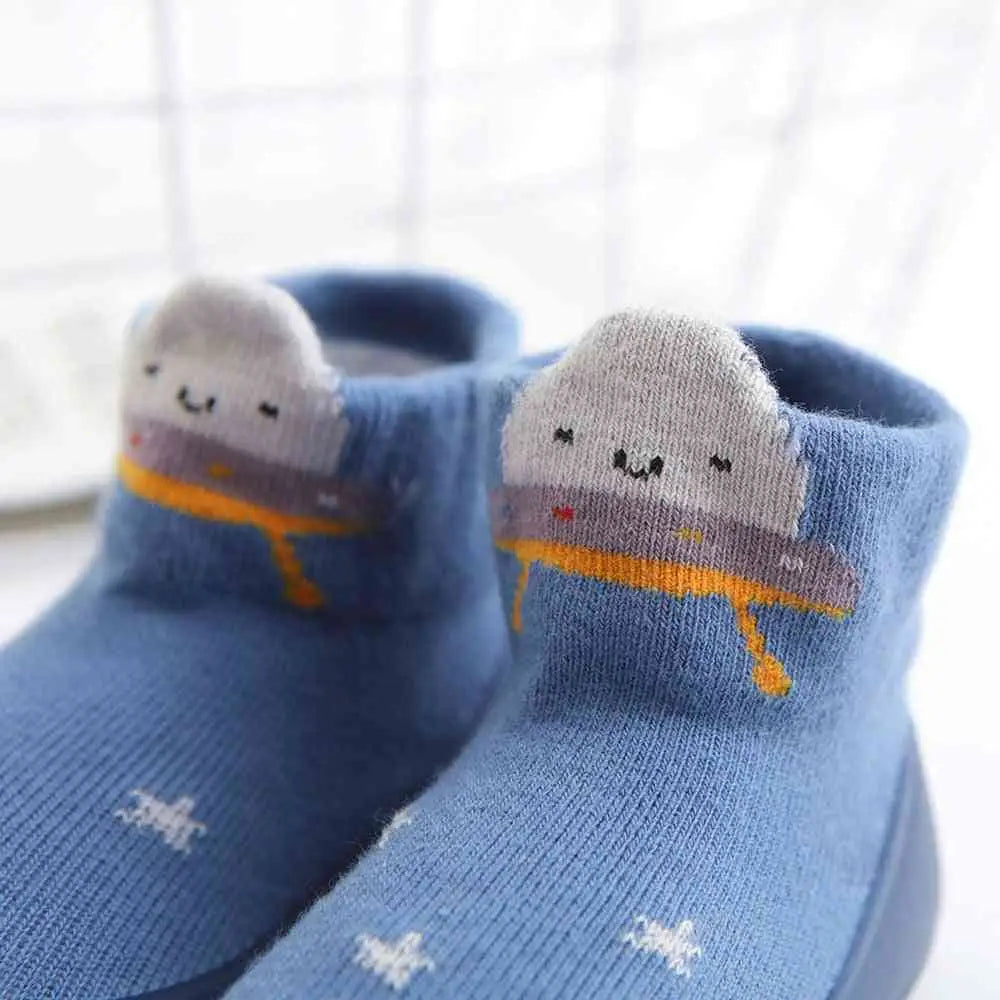Baby Pattern Sock Shoes - UFO Alien - Grookz Shoes