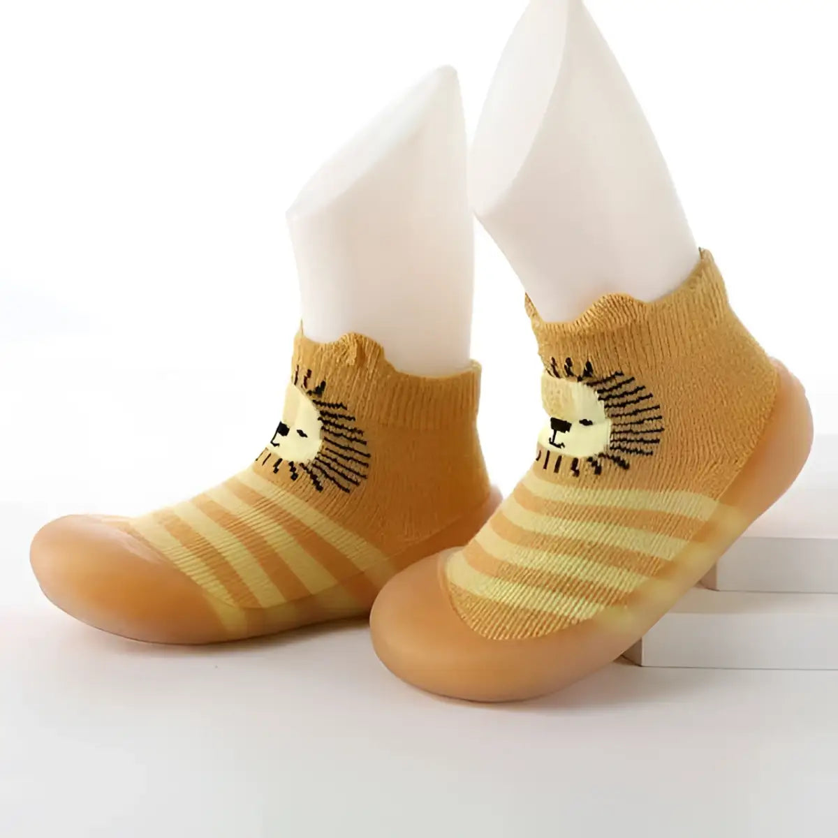Baby Pet Sock Shoes - Lion - 0-6 Months - Grookz Shoes