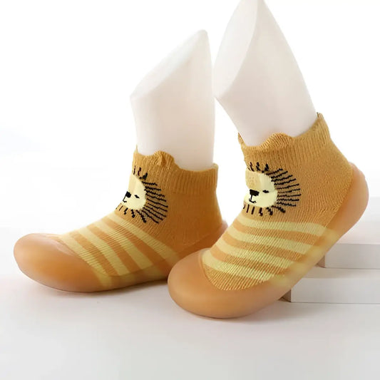Baby Pet Sock Shoes - Lion - 0-6 Months - Grookz Shoes