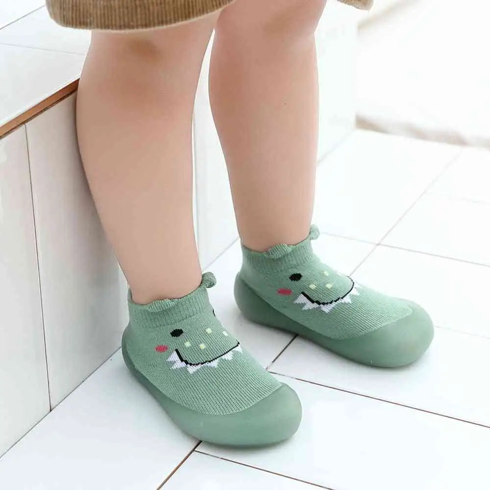 Baby Pet Sock Shoes - Monster Green - Grookz Shoes