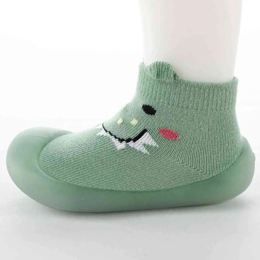 Baby Pet Sock Shoes - Monster Green - Grookz Shoes