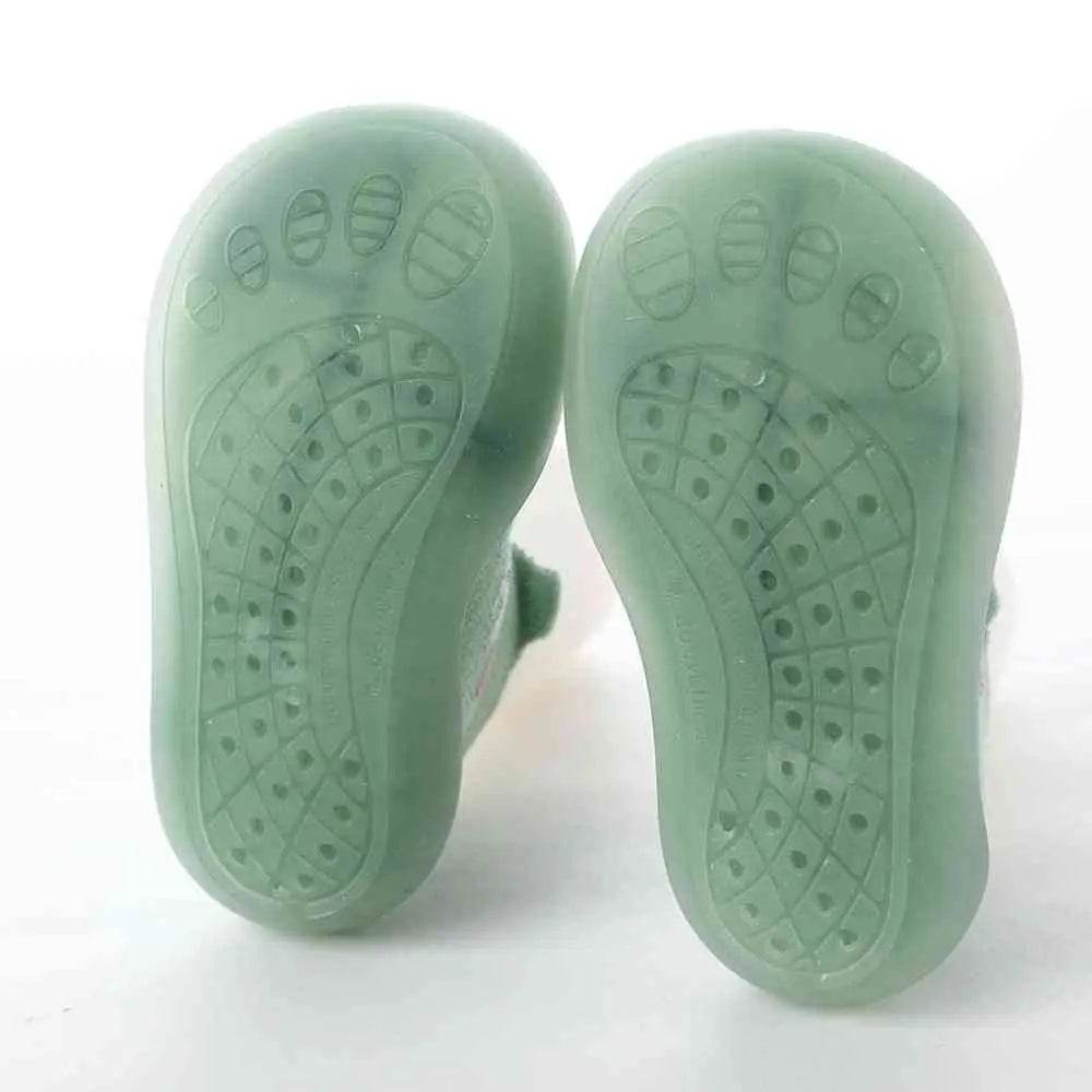 Baby Pet Sock Shoes - Monster Green - Grookz Shoes