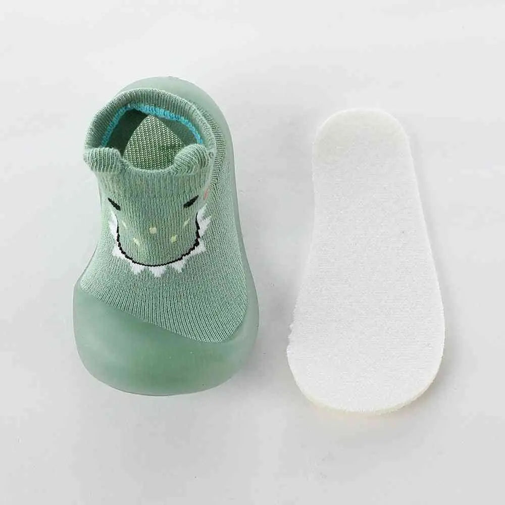 Baby Pet Sock Shoes - Monster Green - Grookz Shoes