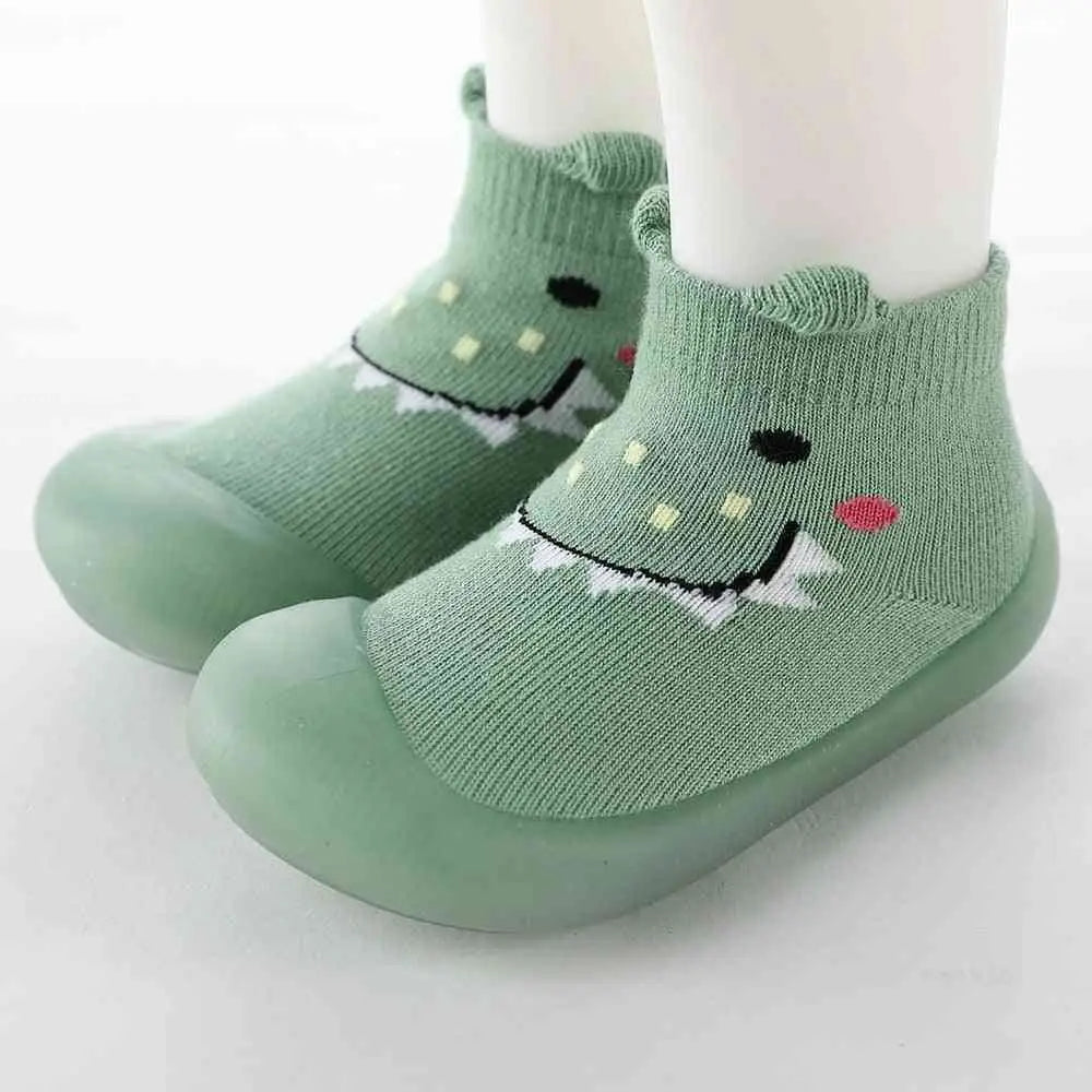 Baby Pet Sock Shoes - Monster Green - Grookz Shoes