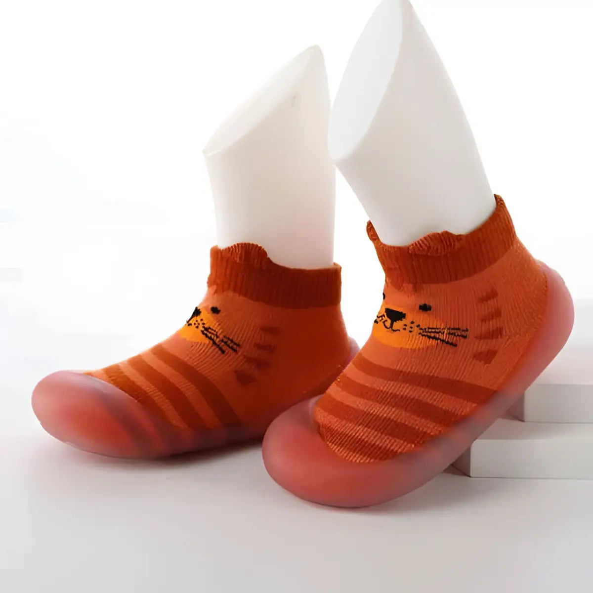 Baby Pet Sock Shoes - Tiger - 0-6 Months - Grookz Shoes