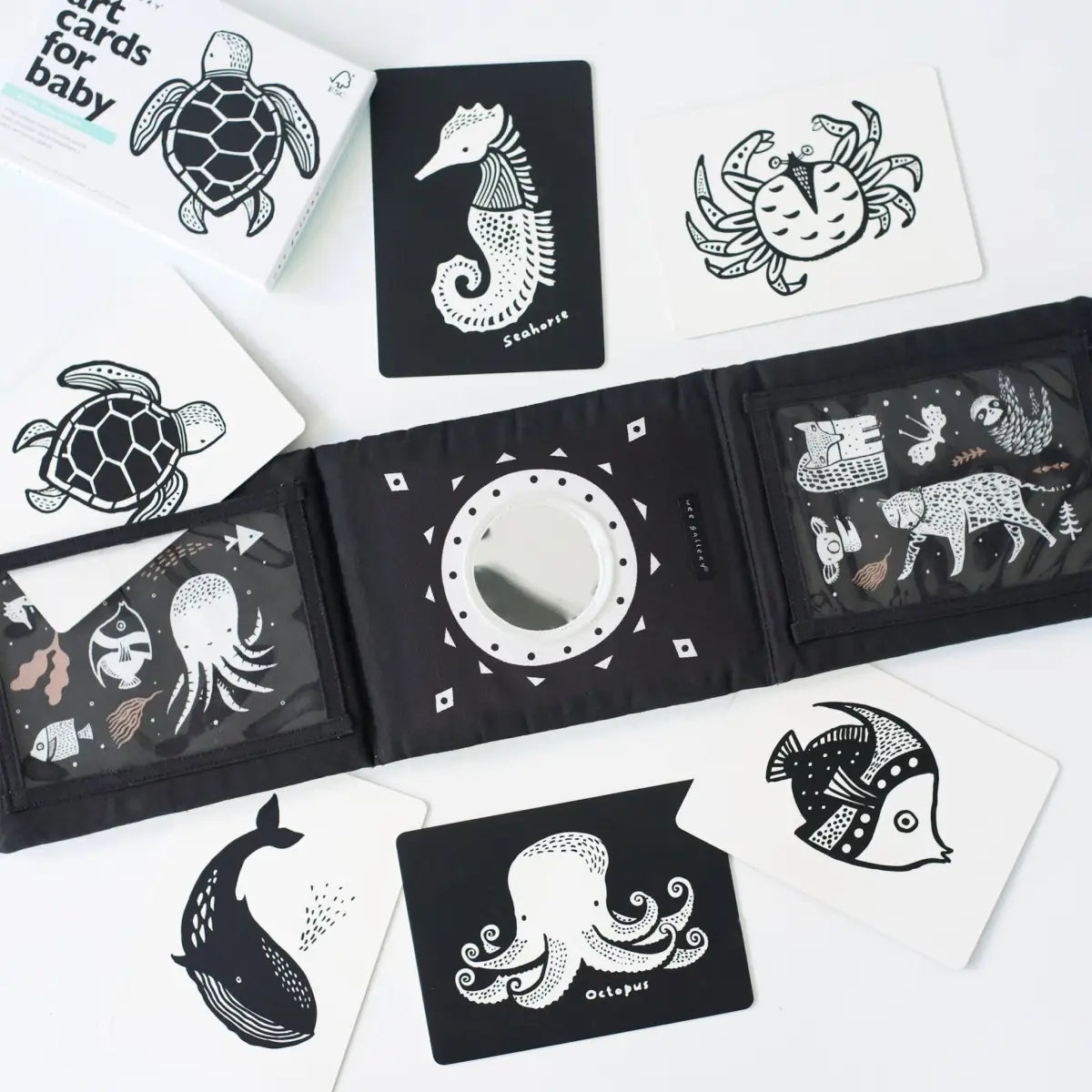 Baby Tummy Time Gallery with Mirror Bundle - Wee Gallery