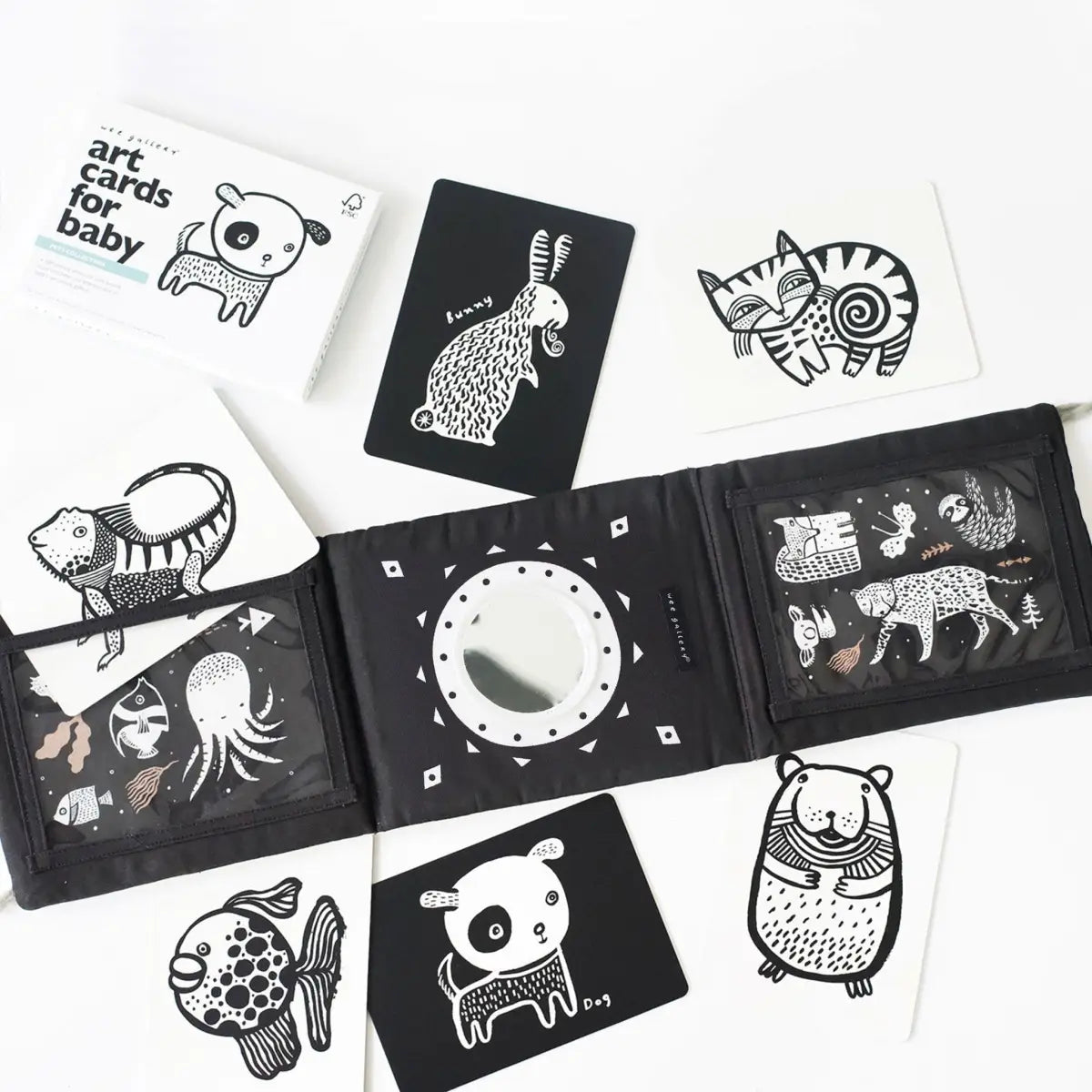 Baby Tummy Time Gallery with Mirror Bundle - Wee Gallery