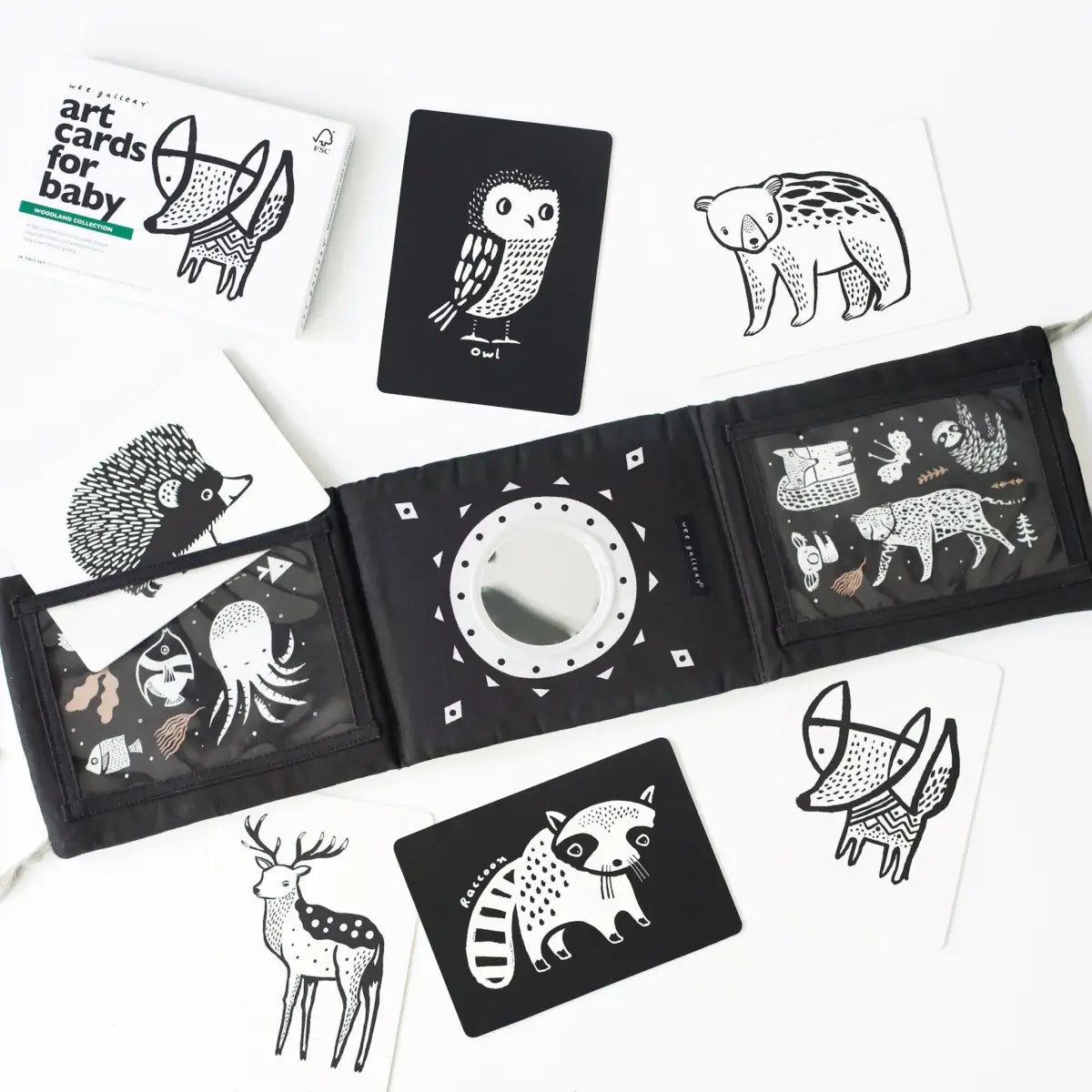 Baby Tummy Time Gallery with Mirror Bundle - Wee Gallery