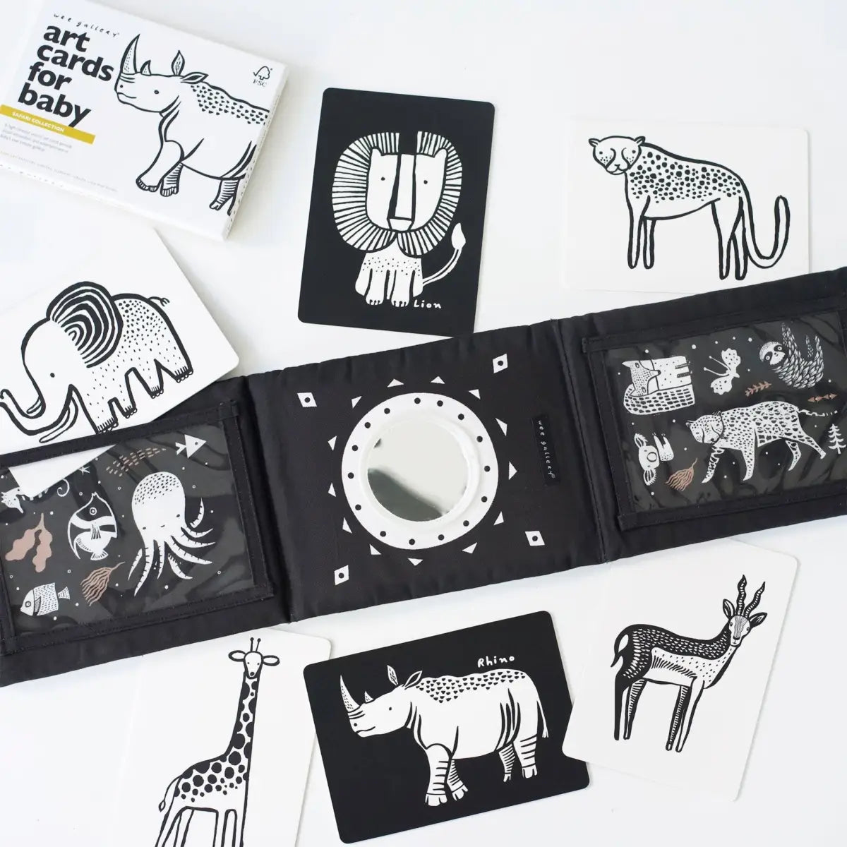 Baby Tummy Time Gallery with Mirror Bundle - Wee Gallery