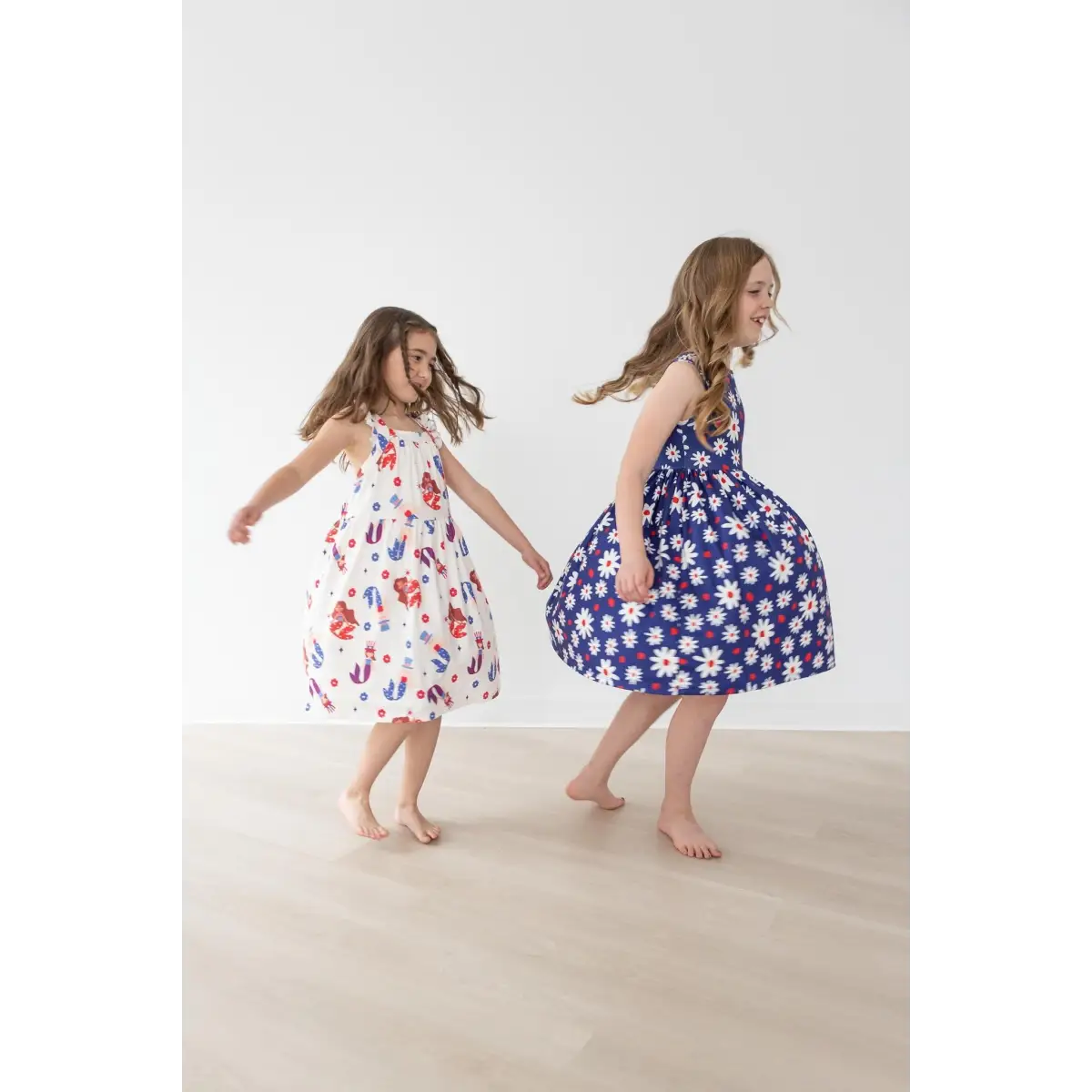 Tank Twirl Dress - Baby You’re a Firework - Patriotic Floral - Mila & Rose ®