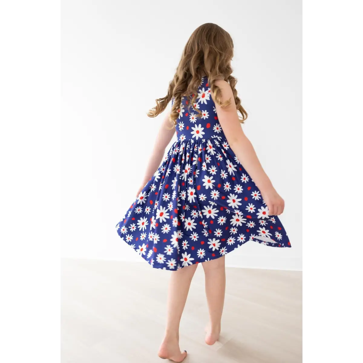 Tank Twirl Dress - Baby You’re a Firework - Patriotic Floral - Mila & Rose ®
