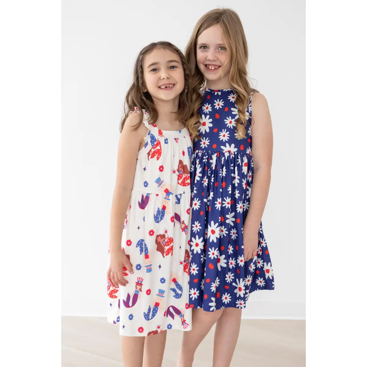 Tank Twirl Dress - Baby You’re a Firework - Patriotic Floral - Mila & Rose ®