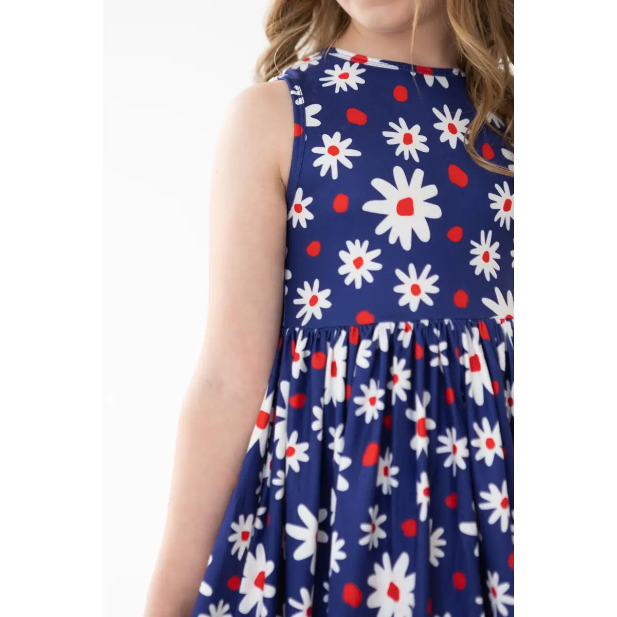 Tank Twirl Dress - Baby You’re a Firework - Patriotic Floral - 6-12M - Mila & Rose ®