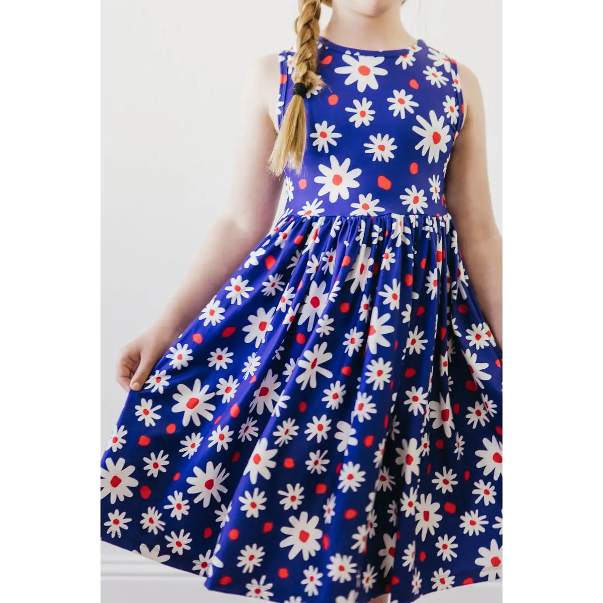 Tank Twirl Dress - Baby You’re a Firework - Patriotic Floral - Mila & Rose ®