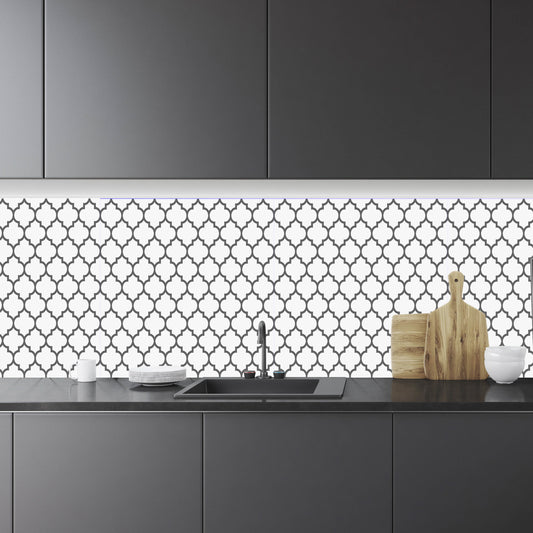 Arabesque Tile Backsplash