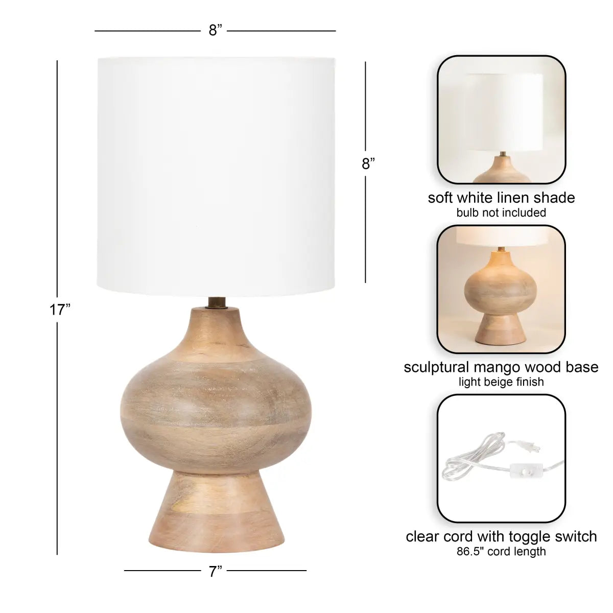 Bahira Modern Tabletop Lamp - kateandlaurel