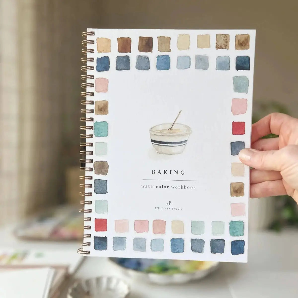 Watercolor Workbook - Baking - Emily Lex - emily lex studio