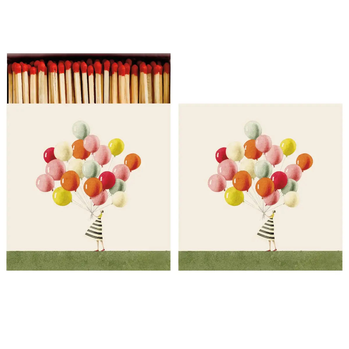 Matches - Balloon Girl by Laura Stoddart - Hester & Cook - Stationery