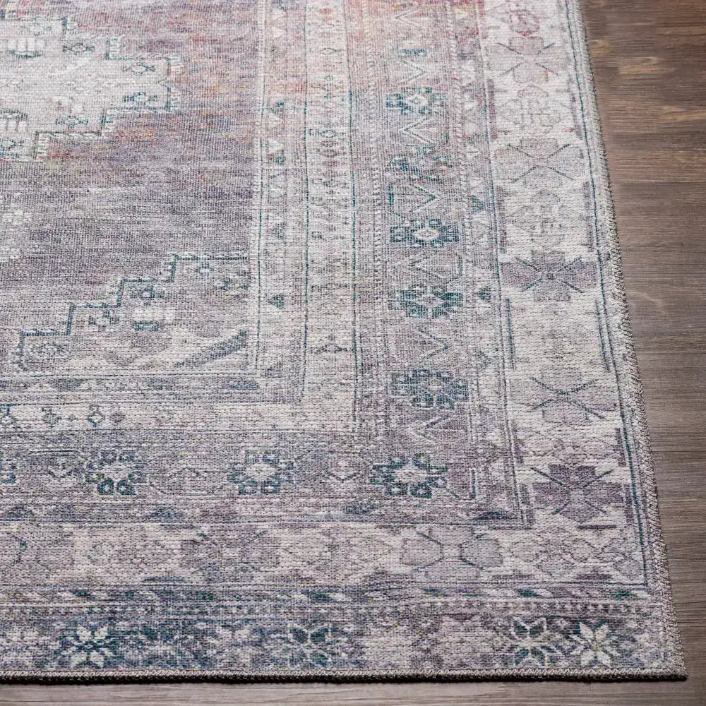 Baltinglass Gray Washable Area Rug - Boutique Rugs