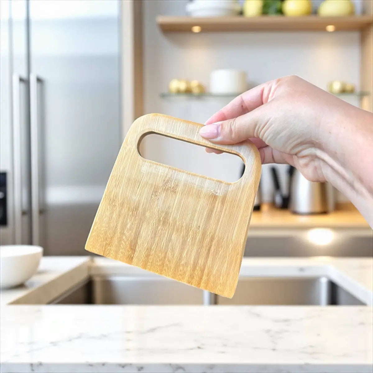 Baking Dough Scraper - Eco Friendly Bamboo - Bamboo Switch