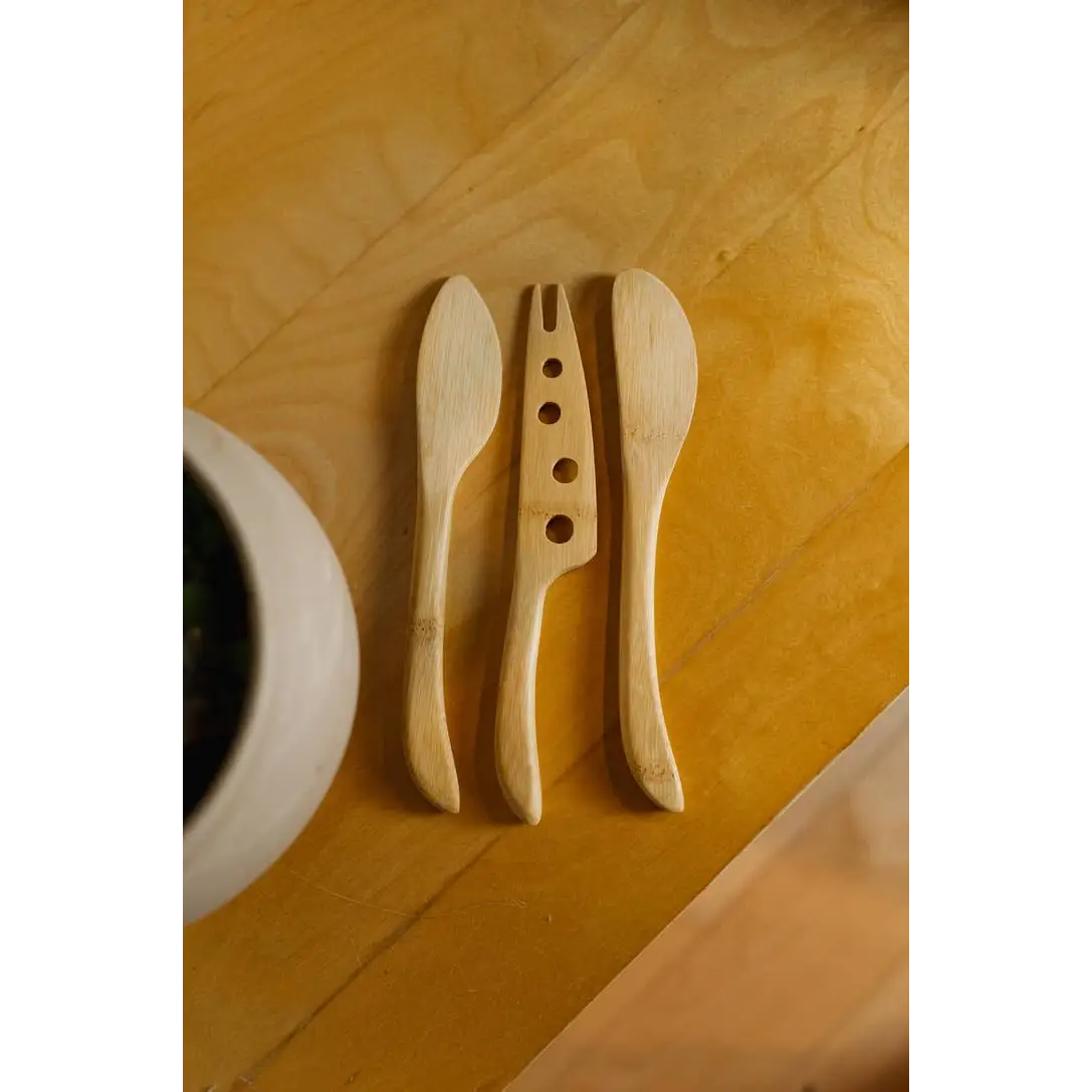 Bamboo Cheese Knife Set for Charcuterie - Bamboo Switch