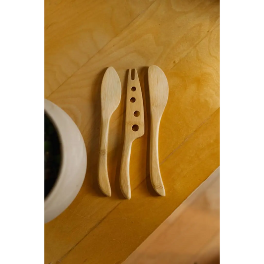 Bamboo Cheese Knife Set for Charcuterie - Bamboo Switch
