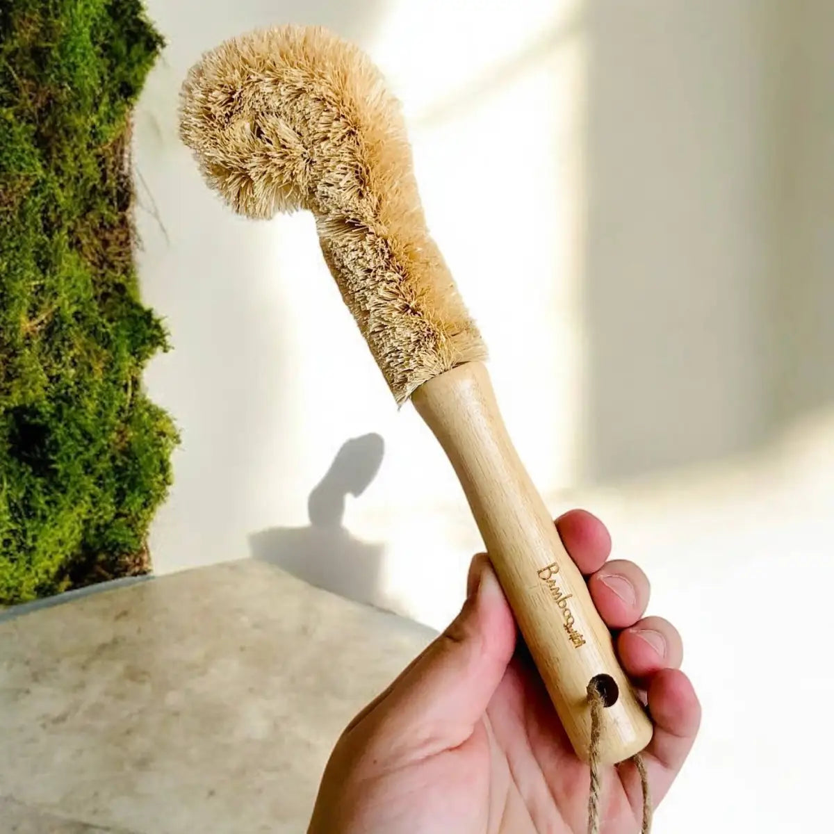 Glass Cleaning Brush - Eco Friendly Bamboo - Bamboo Switch