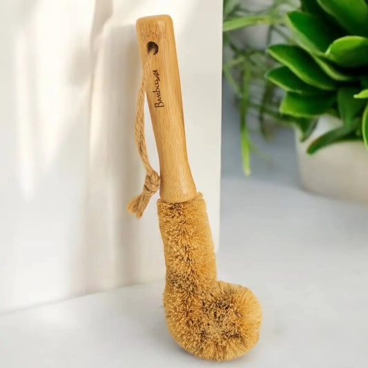 Glass Cleaning Brush - Eco Friendly Bamboo - Bamboo Switch