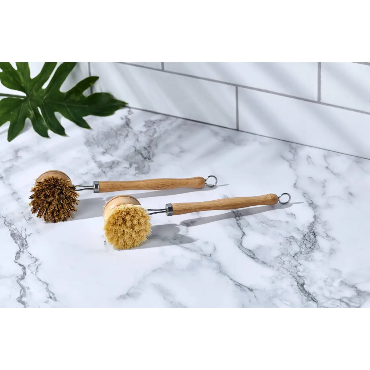 Bamboo Handle Dish Brush - Medium - Desesh